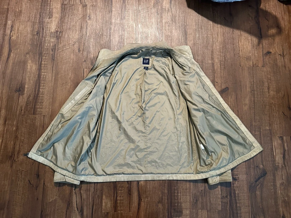Chaqueta pesada Gap para hombre talla XL TOSTADA 100 % cuero genuino Foto 2 de 4