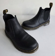 Dr. Martens Youth Chelsea Jr. 2976 Boots - Black Size 4