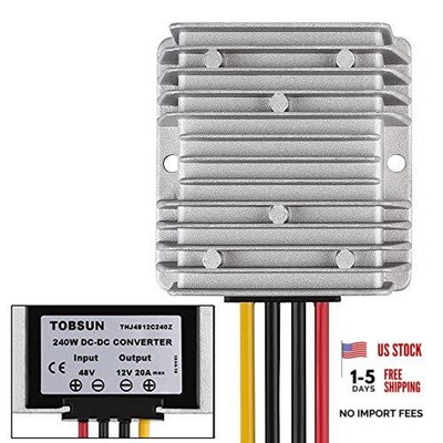 Golf CART Voltage Reducer Buck Boost DC 48V to 12V 20A 240W Buck Boost