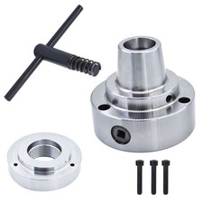 5C Collet Lathe Chuck Closer With Adp.2-1/4" x 8 Thread Semi-finished