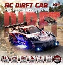 RC Drift Car 4WD Remote Control 1:24 30KM/H High Speed 2.4G Off-Road Racing Car