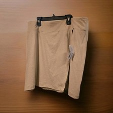 Jockey Everactive Women's Athletic Skirt XL Beige 4-Way Stretch Hidden Phone Po?