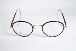 Algha 20 Vintage 1950's Unisex Black Full Rim Metal Glasses Eyeglasses Frames
