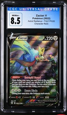 Zacian V TG21/TG30 Swsh10: Astral Radiance Trainer Gallery Holo