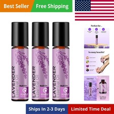 Lavender Essential Oil Roll On - Calming Aromatherapy Oil Roller for Sleep He...