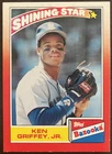 1990 Topps BAZOOKA Shining Stars Ken Griffey Jr Card 18 Of 22 Seattle Mariners