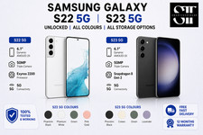 Samsung Galaxy S22 5G S23 5g Smartphone 128GB 256gb Unlocked UK Model Very Good