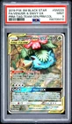 2019 POKEMON SM BLACK STAR PROMO #SM229 FULL ART/VENUSAUR & SNIVY GX PSA 9