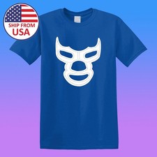 Lucha Libre Blue Demon Wrestling para hombre azul talla S-5XL