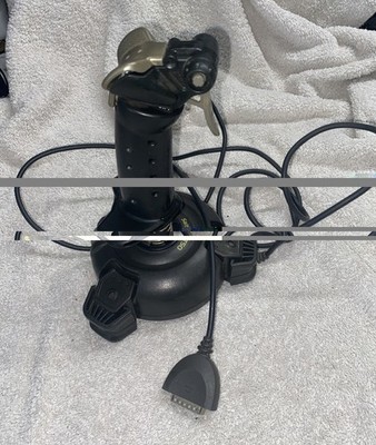 Saitek Cyborg 3D Gold USB Flight Stick Controller For PC Computer Working