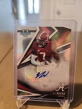 2022 Bowman Best University AUTO ELI RICKS Alabama Crimson Tide