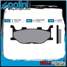 174.0019 FRONT POLINI BRAKE PADS JINCHENG JC 150 T-D 150CC 2006 - ORGANS