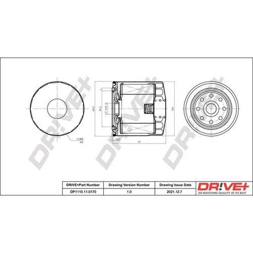 Dr!ve+ Filterset, Inspektionspaket für Nissan PATHFINDER III NAVARA NP300 - Bild 3 von 6