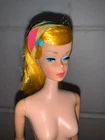 Stunning! Unplayed With! Vintage 1967 Golden Blonde Color Magic Barbje Doll