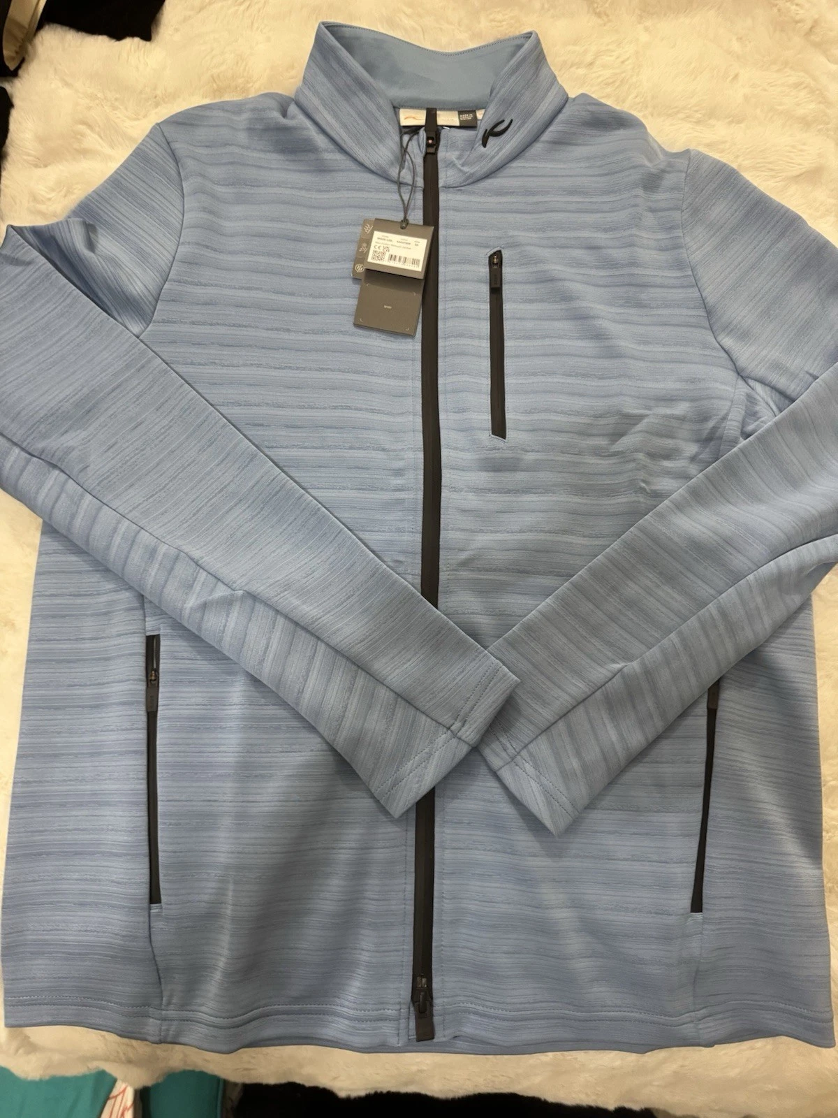 Men’s KJUS Colton Midlayer Shirt Jacket Top 50 Medium M Golf Ski Full Zip image 1