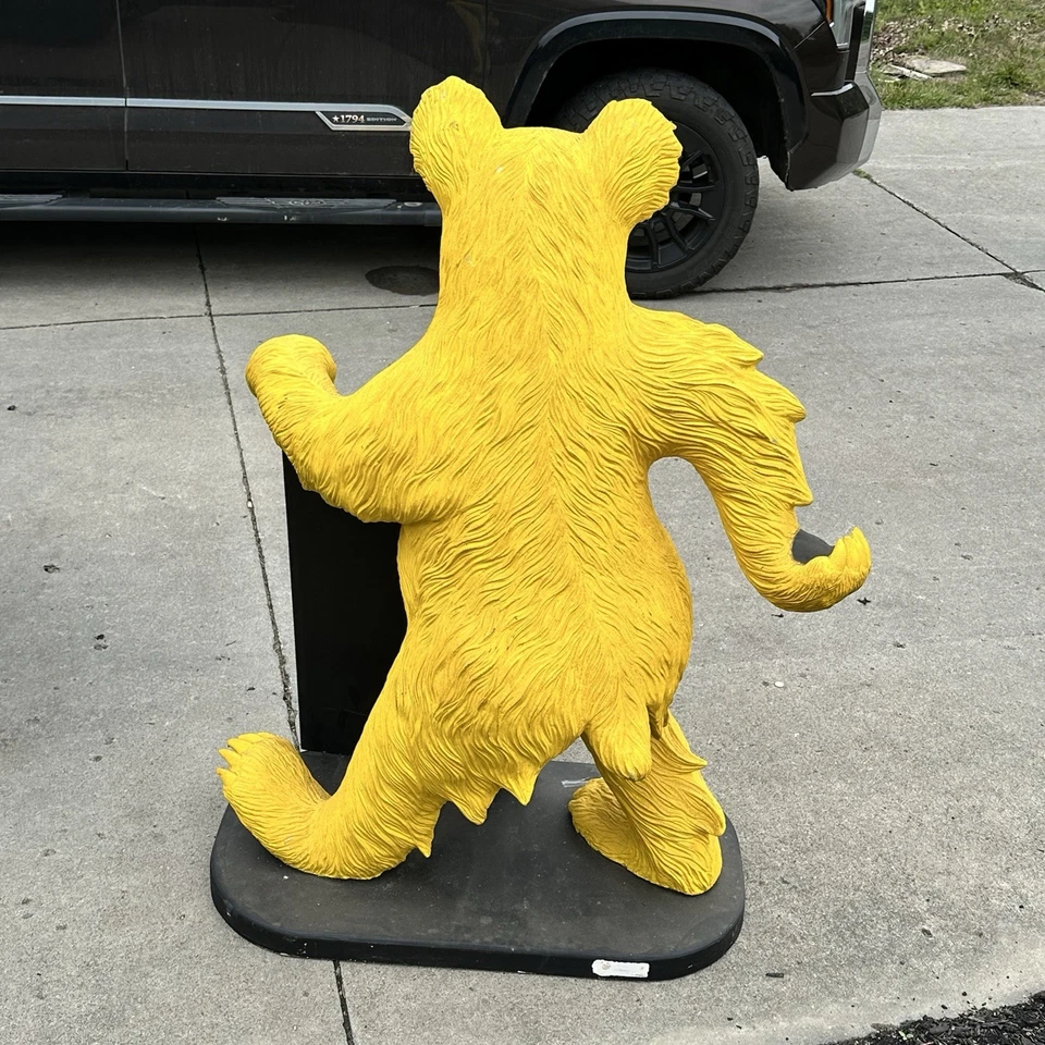 Vintage Bear Wheel Alinement Service Welcome Advertising Baer 54” Tall 36” Wide - Image 4 of 4