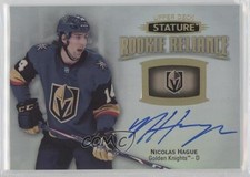 2019-20 Upper Deck Stature Rookie Reliance Auto Nicolas Hague #RR-37 Auto 8tn