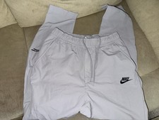 Nike Men s Gray Jogger Pants Regular Drawstri...