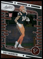 2024 Panini Absolute #101 Casey Washington RC Rookie Retail Atlanta Falcons
