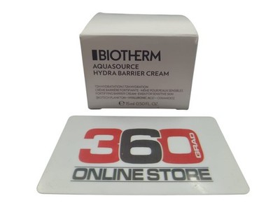 Biotherm Aquasource Hydra Barrier Cream 15ml Gesichtscreme