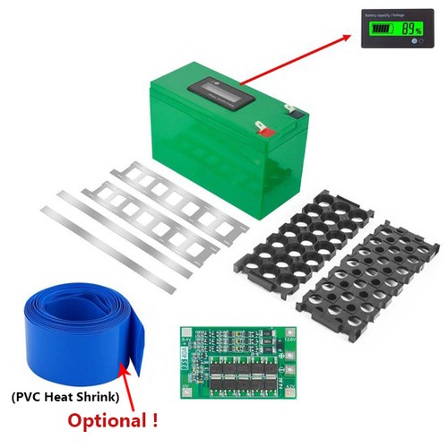 12V 3S 7P Li-ion Battery Pack DIY Kits 40A BMS Battery Case Box +Holder +Nickel - Picture 15 of 15
