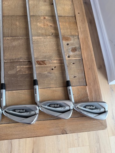 Ping G425 Irons 4-PW (7 Clubs) Steel Stiff Shafts, White Dot - 1/2” Longer than - Picture 5 of 13