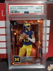 2025 Bowman Chrome University Sapphire Football Orange Bryce Underwood #196