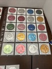 1969-1993  Krewe Of Pandora Mardi Gras Aluminum Doubloons Lot Of 120 All Differ — photo 3