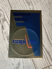 1991-92 Panini Album Sticker Card Hockey Team Logo Washington Capitals #169 NHL
