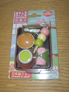 NEW LATEST CRAZE IWAKO NOVELTY ERASERS RUBBERS JAPANESE DARUMA SET OF 6