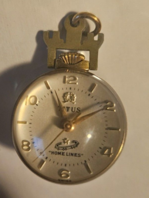 Working Vintage 60's Titus Ball Watch 17 Jewels Swiss Glass Orb