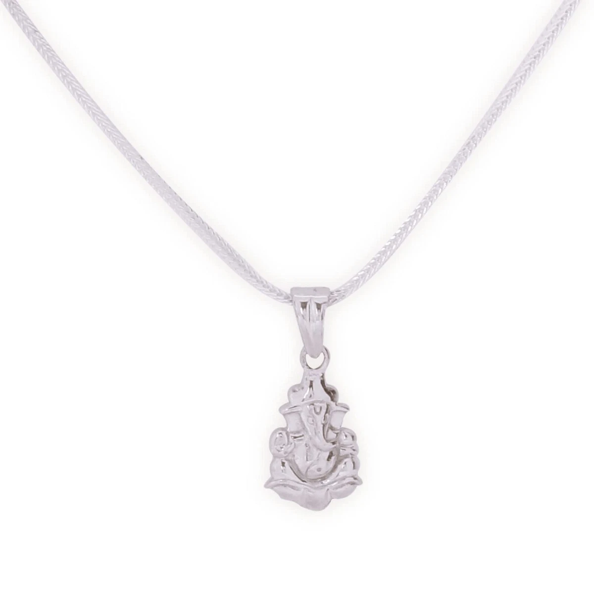 Silver necklace deals for ganpati