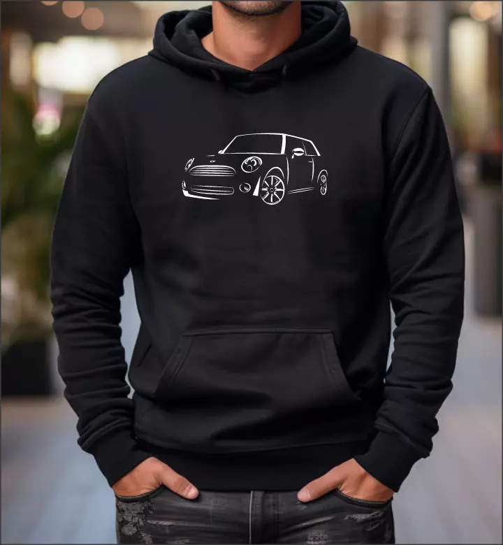 Premium Hoodie for MINI Cooper fans T SHIRT car gift tshirt long sleeve