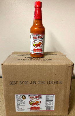 Marie Sharp's Hot Habanero Hot Sauce (10 oz) - 12 pack of Bottles