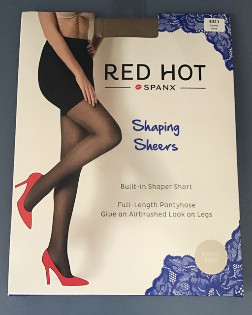 Red Hot by Spanx Barest Bare Shaping Sheers Size 3 Shaper Short ...