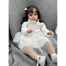 Real Graph 24" Toddler Girl Reborn Baby Dolls Handmade Lifelike Newborn Doll New