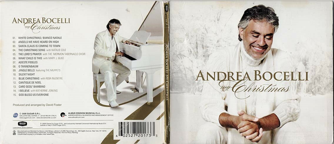 欧2LP Andrea Bocelli My Christmas 0602547193636 Sugar (2), Universal Music Group International, Almud /00660 2LP ANDREA BOCELLI My Christmas 060254719363 Sugar, Unive