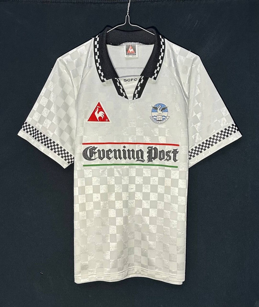 Swansea City fc home 1996 - 1998 le coq sportif football shirt