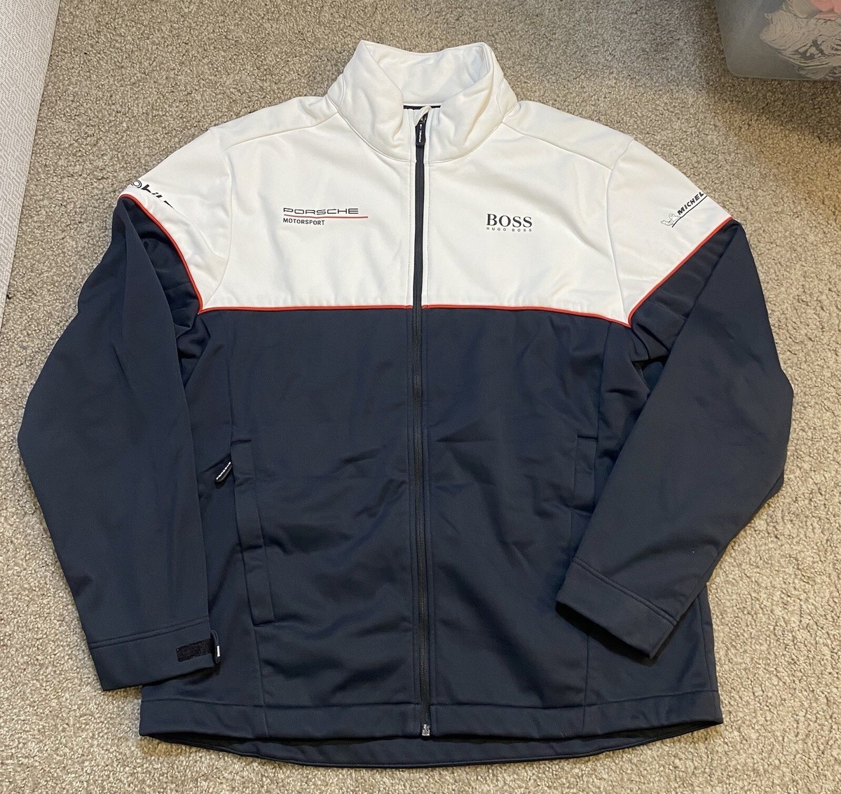 Hugo Boss Porsche Motorsport Team Men's Softshell Jacket Size