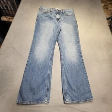 Old Navy Jeans Mens 36x31 Blue Boot Cut Distressed Denim