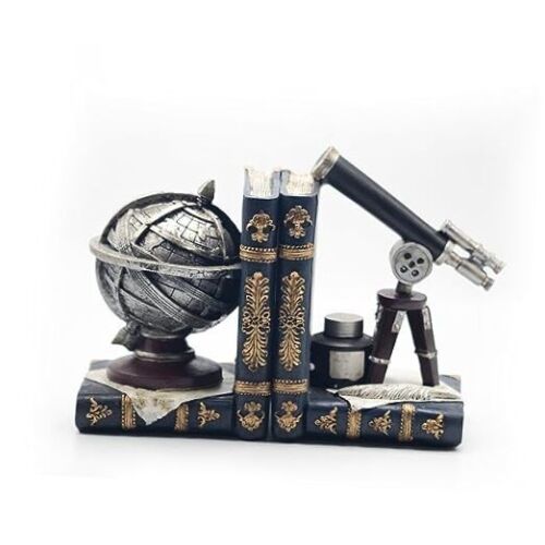 Vintage Decorative Bookends, Telescope and Armillary Spaces Decorative Bookends - 第 1/8 張圖片