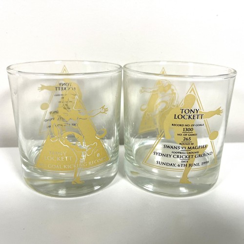 vintage-1999-tony-lockett-afl-vfl-goal-kicking-record-glass-cups-x2