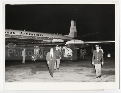 Aerolinas Argentinas: Komet 4 LV-AHS, Flughafen Ciampino - Foto Vintage 1960