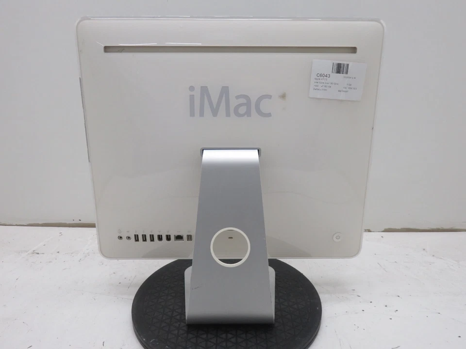Apple iMac A1173 17" 2006 Intel Core Duo 1.83GHz 1GB Ram 160GB HDD MacOS 10.5 - Image 4 of 4