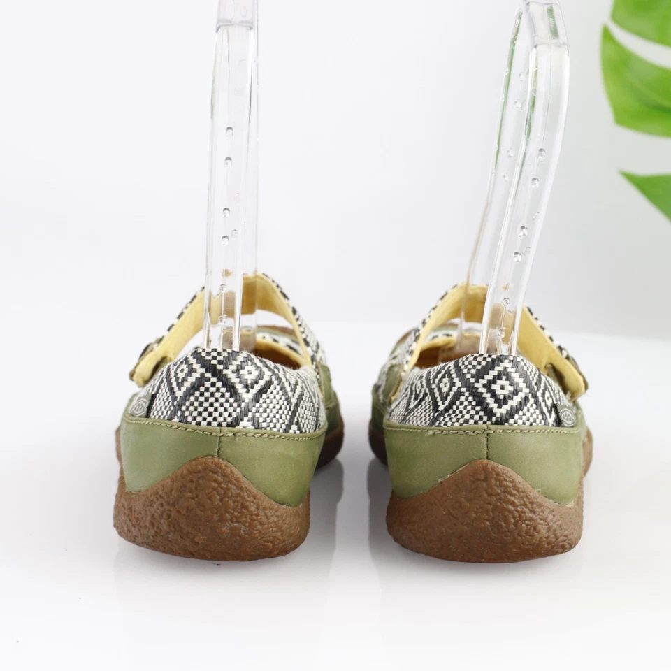 Zapato Keen Harvest Mary Jane para mujer talla 6,5 cuero verde sin cordones plano cómodo Foto 4 de 4