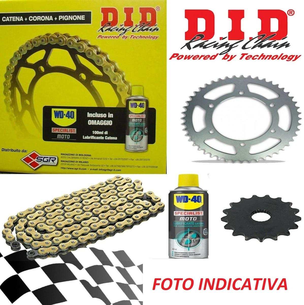 Las mejores ofertas en D.I.D cadenas, piñones y piezas para
