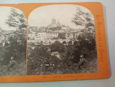 Lausanne Switzerland Stereoview Photo 247