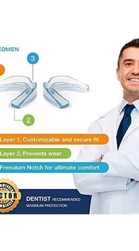 Neomen Mouth Teeth Tooth Grinding Clenching Bruxism Night Sleep Guard-NEW Sealed - Picture 5 of 8