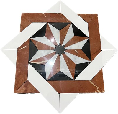 Floor Marble Medallion 28''x28''