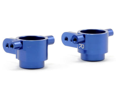 ST Racing ST6837B Aluminum Front Steering Knuckles (Blue) (Slash 4x4)